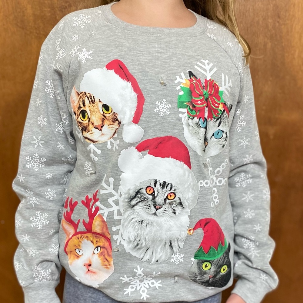 LIGHTS WORK) Christmas Sweater Size Small Women’s